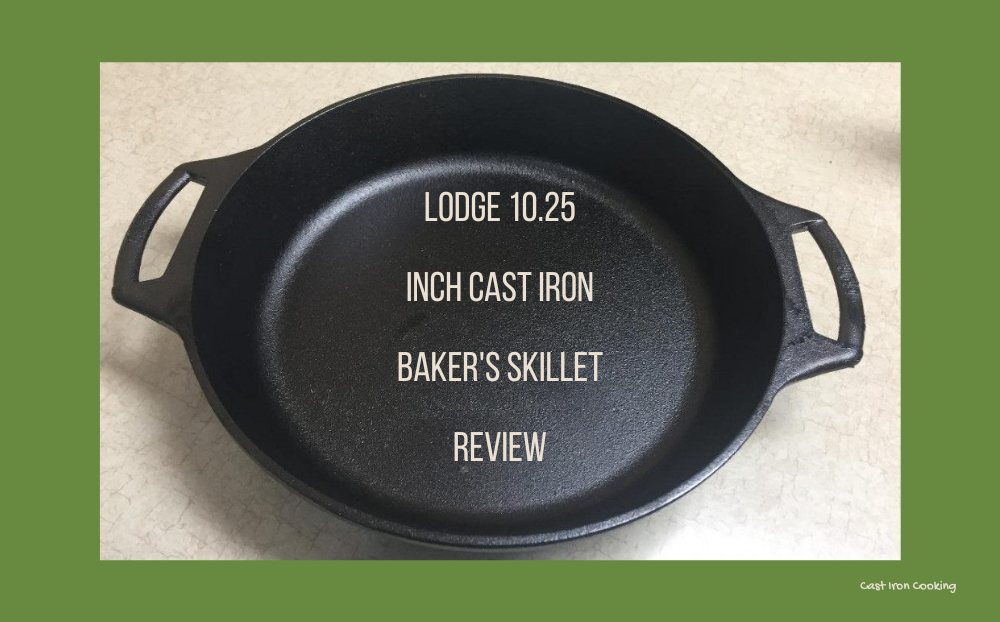 Lodge 10.25 Cast Iron Baker's Skillet