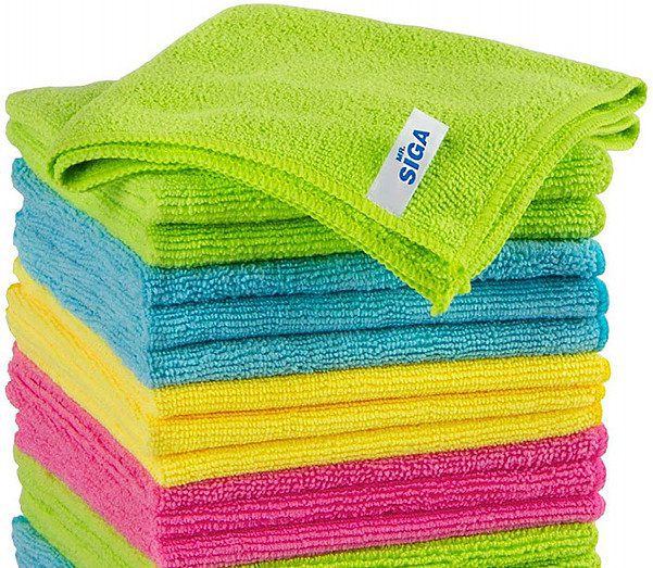 Lint-free Towel for Cast Iron - A Mr. Siga Microfiber Cloth Review